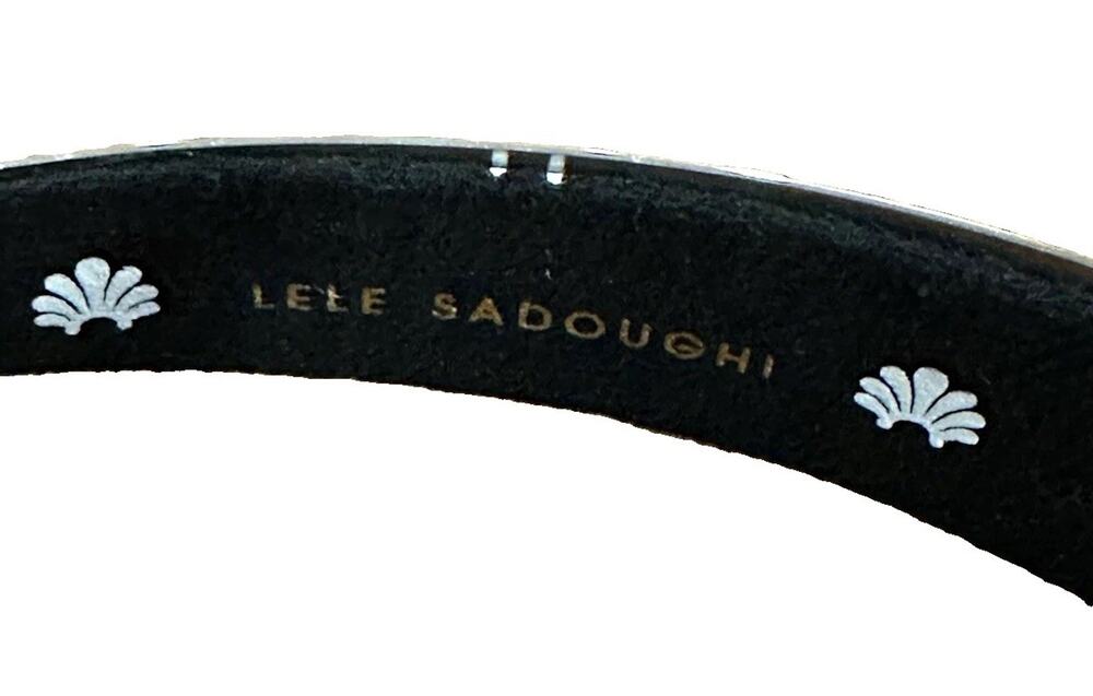 Lele Sadoughi Silver Metal Headband